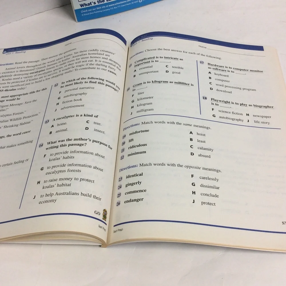 Test Prep/ Math Basics Grade 6th - Picture 7 of 13